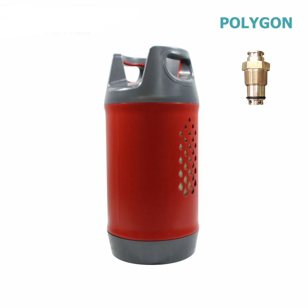 light fiberglass, composite material, home kitchen, camping, portable LPG cylinder 10KG. gas tank