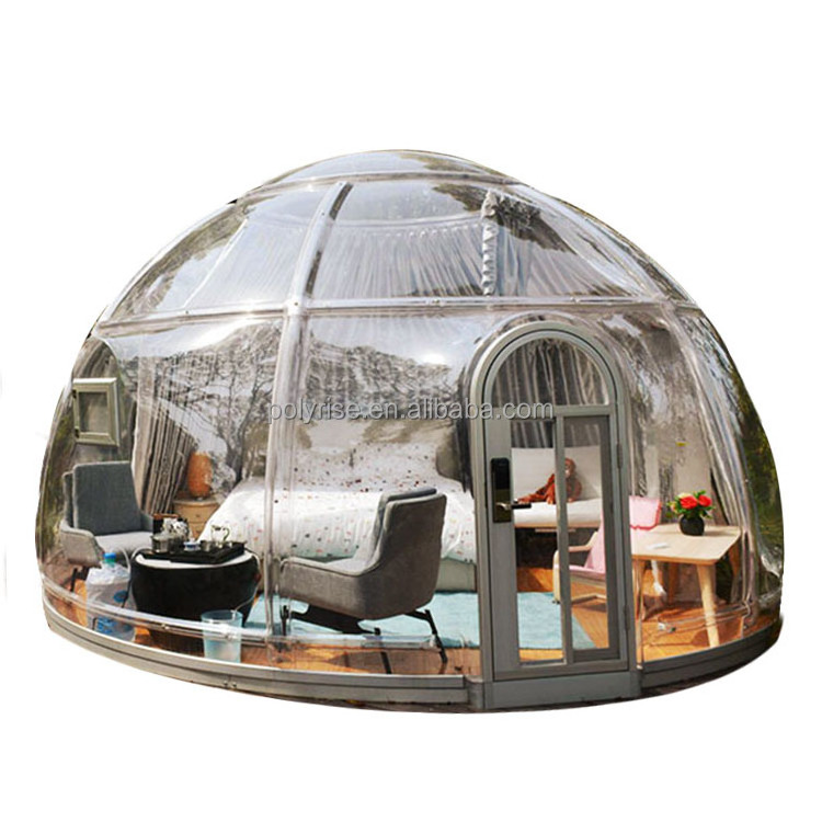 3m 6m Polycarbonate Dome Tent  Home UV Resistant Soundproof Dome Glam Tent Winter Dome Event Bubble Tent