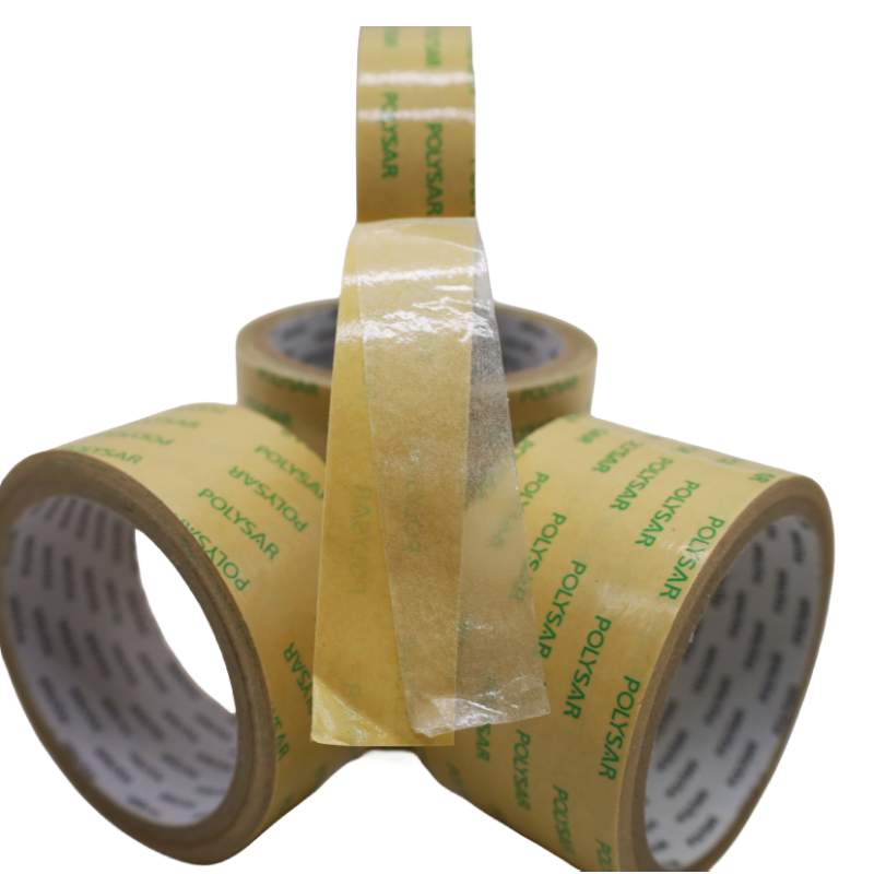 Replace GA808 Heat Resistant Adhesive Strong Glue Double Sided Tissue Tape Jumbo Roll For Industrial Uses Bonding Surfacing