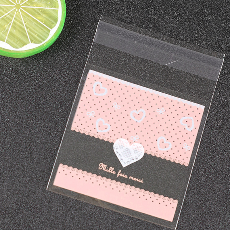 Clear Packaging Plastic Bags Top Sale Customized Printing Self Adhesive Sealing Transparent Plastic Opp Bags For Gift Package