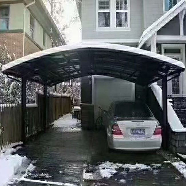 Hot Sale Popular Design Aluminum Metal Garages Canopies Used Strong Carports for Sale 2 Car Ports