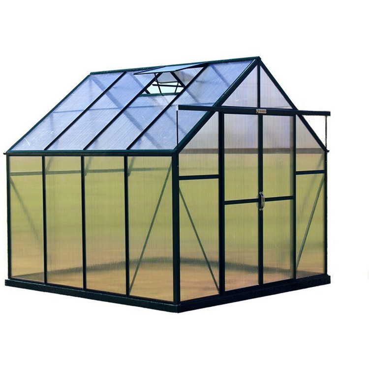 High Quality Greenhouses 4 Seasons Aluminium  Polycarbonate Hobby Garden Greenhouse