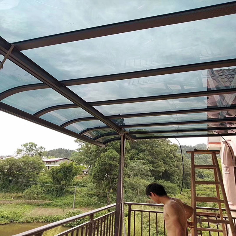 Waterproof Aluminum Canopy Roof Polycarbonate Balcony Patio Cover