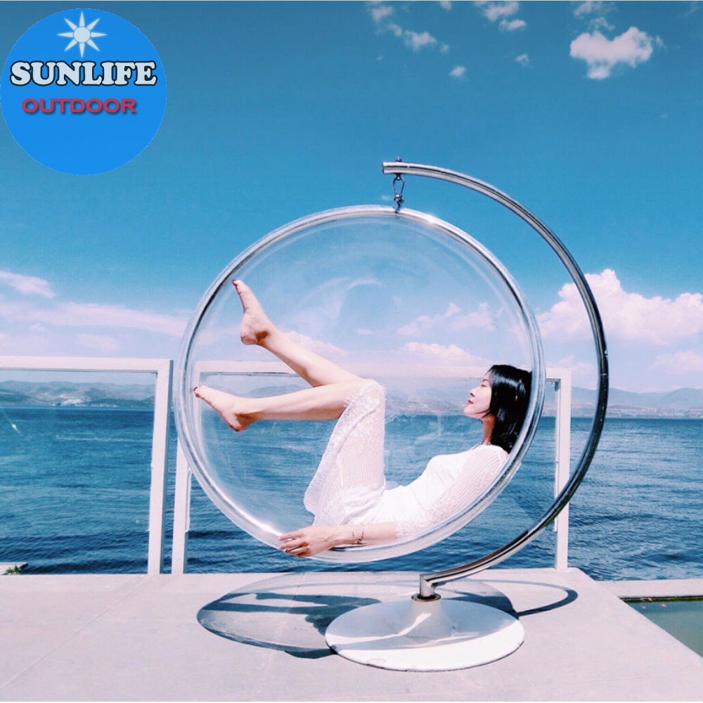 Best Selling Sun life indoor pink bubble chair 2018