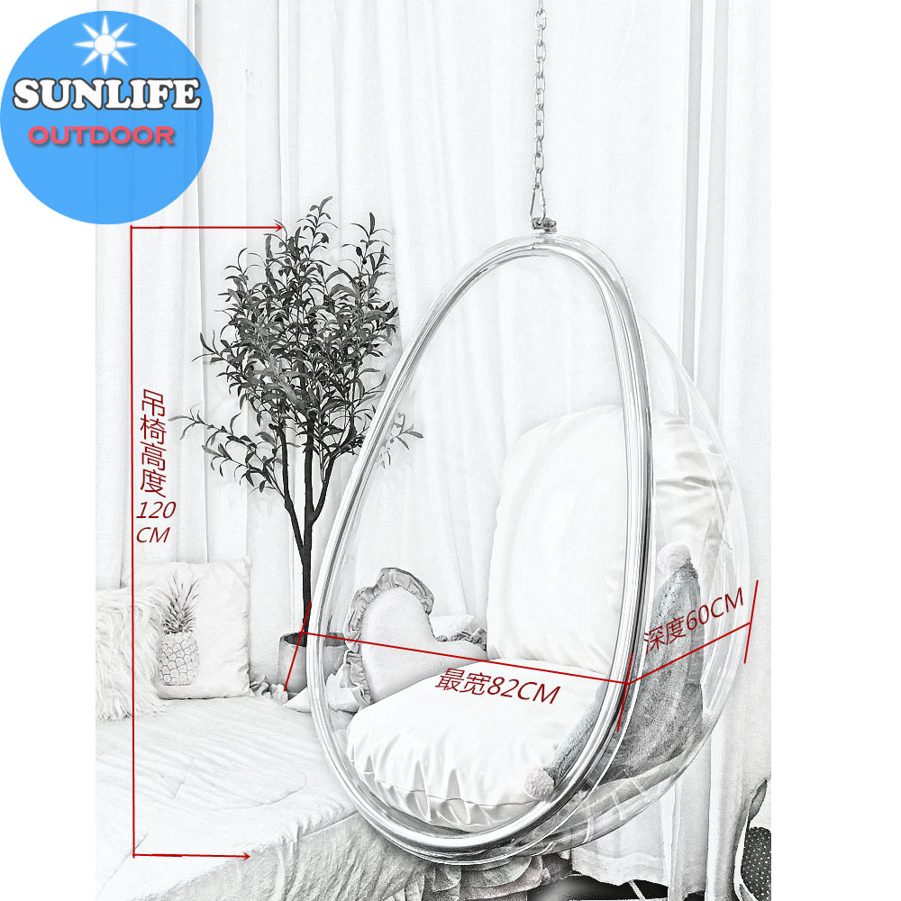 CE Certificate Transparent bubble egg chair