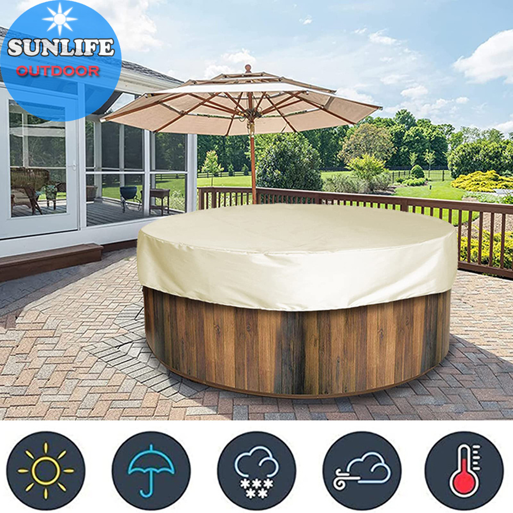 Hot-sell SPA Covers Waterproof 2m Round Hot Tub Cover SPA Dome Enclosure,Durable Dust Proof And Ultra-light