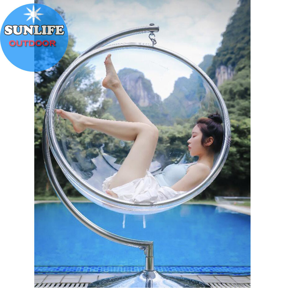 China Best Selling Sun life indoor bubble swing chair