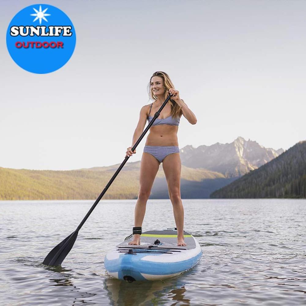 SUNLIFE Surf Board Sup Leashes  Coiled  Ankle Foot Leg Rope