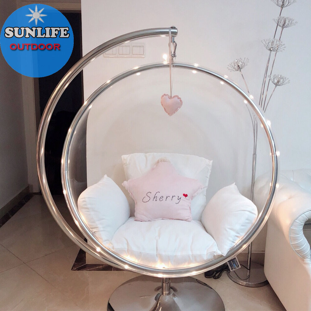 Best Selling Sun life indoor pink bubble chair 2018