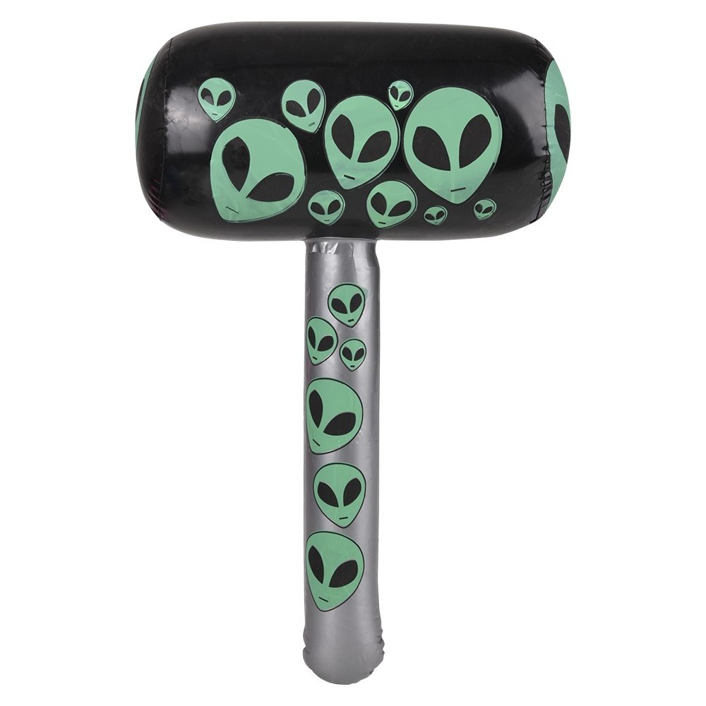 Hot Selling 22 inch Inflatable Alien Mallet Kids Birthday Party Toy Halloween Party Favors