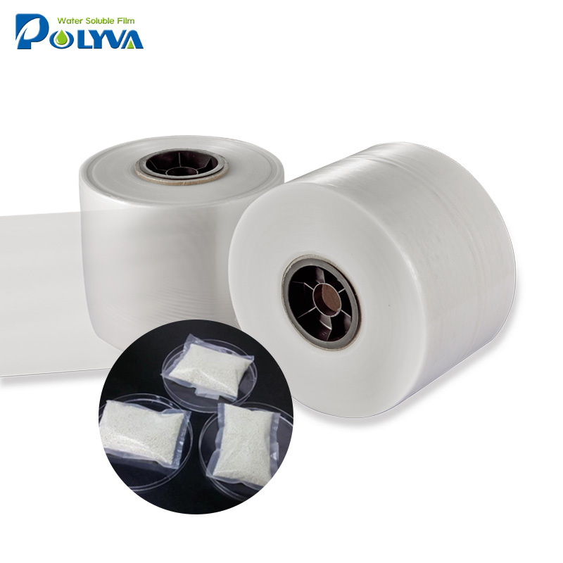 Polyva Cold Water Soluble Polyvinyl Pva Agrochemicals Seed Tape Capsule Water Soluble Packaging Bags Film Stretch Film OEM Soft