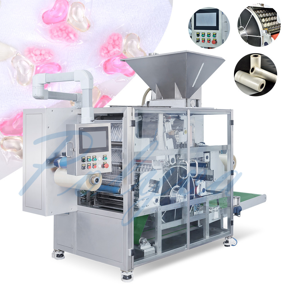 Polyva machine 3 in 1 liquid soap new pods products packaging machine drum type air packaging machine