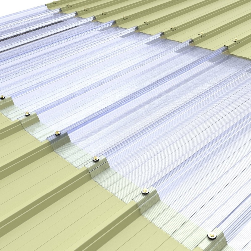 10 years warranty Multiwall polycarbonate corrugated sheet for roofing and skylight, 100% water proofed