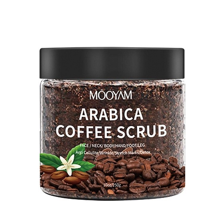 Coffee Sugar Face And Body Foaming Turmeric Coconut Milk Whitening Body Scrub Cream Solid Body Scrub