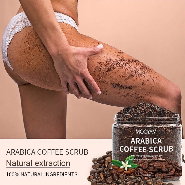 Coffee Sugar Face And Body Foaming Turmeric Coconut Milk Whitening Body Scrub Cream Solid Body Scrub