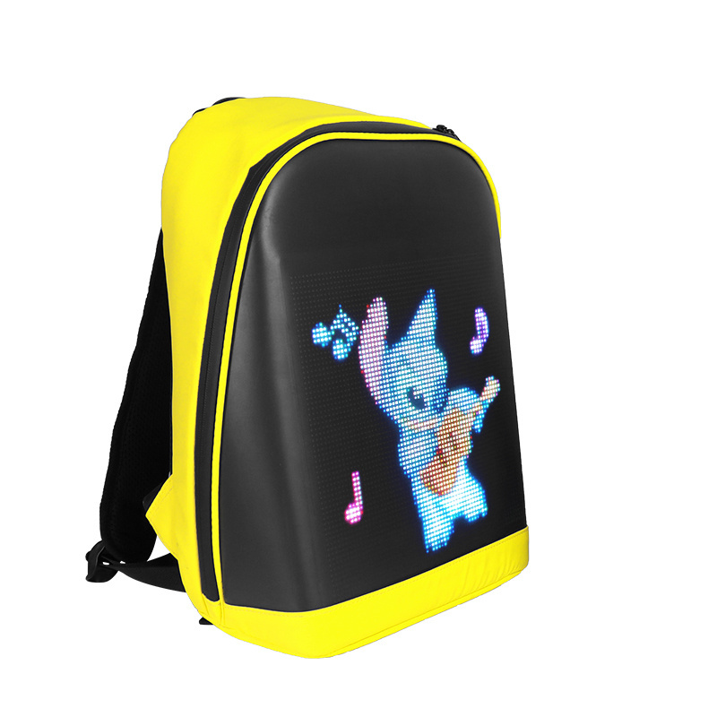 Smart Led Pix Backpack LED Advertising Light Waterproof WiFi Version Backpack Outdoor Climb Bag Walking Billboard Bags