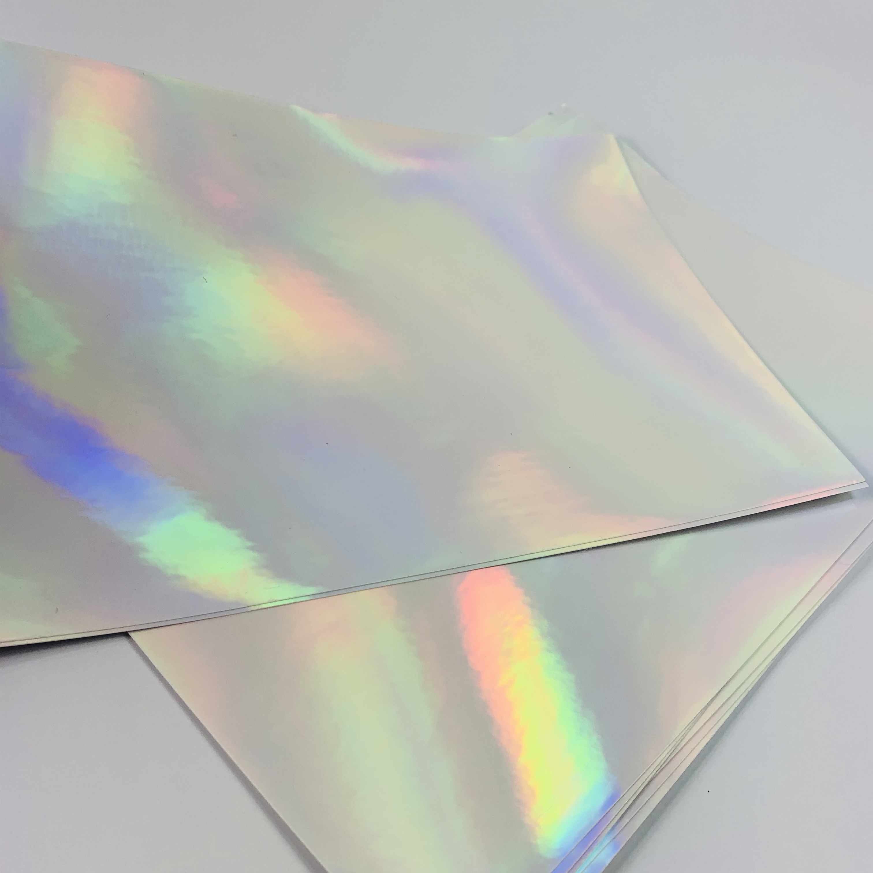 Bopp transparent self adhesive holographic cold laminate film