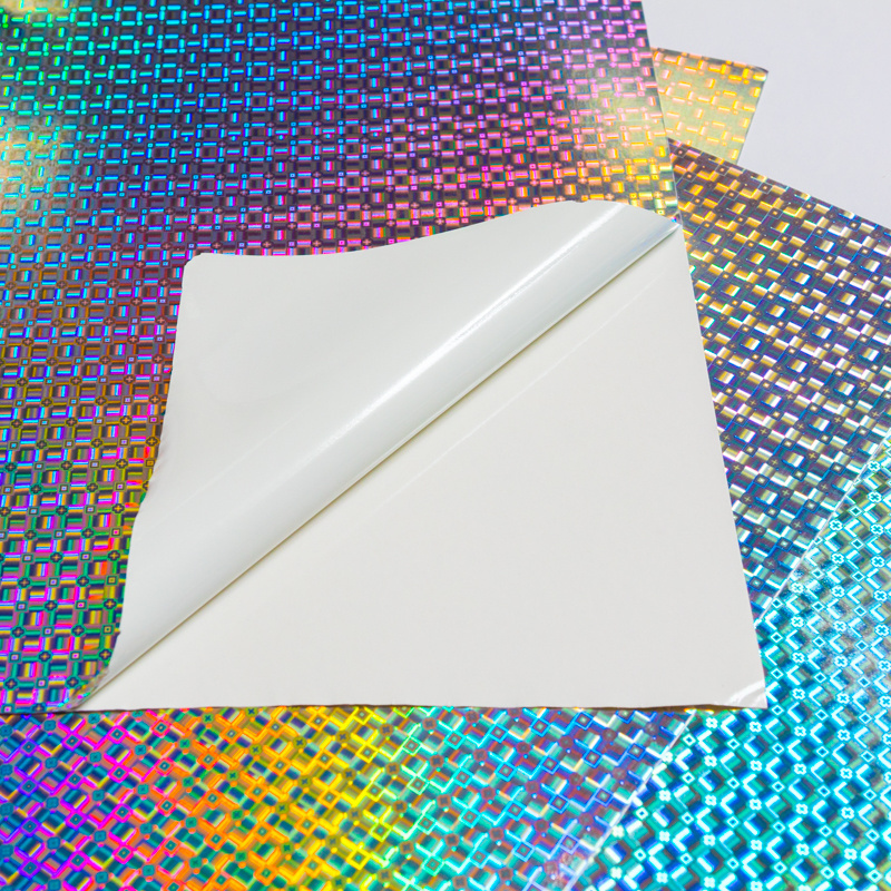 A4 Sheet customized vinyl Fragile Eggshell Stickers Hologram Label Paper