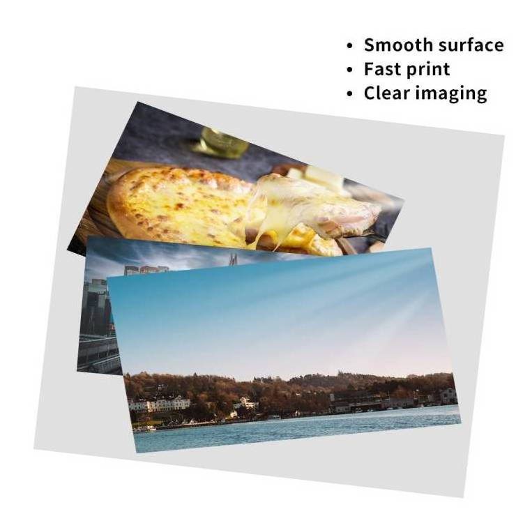 Paper photographic Adhesive A4 Inkjet Printing Glossy Photo Paper