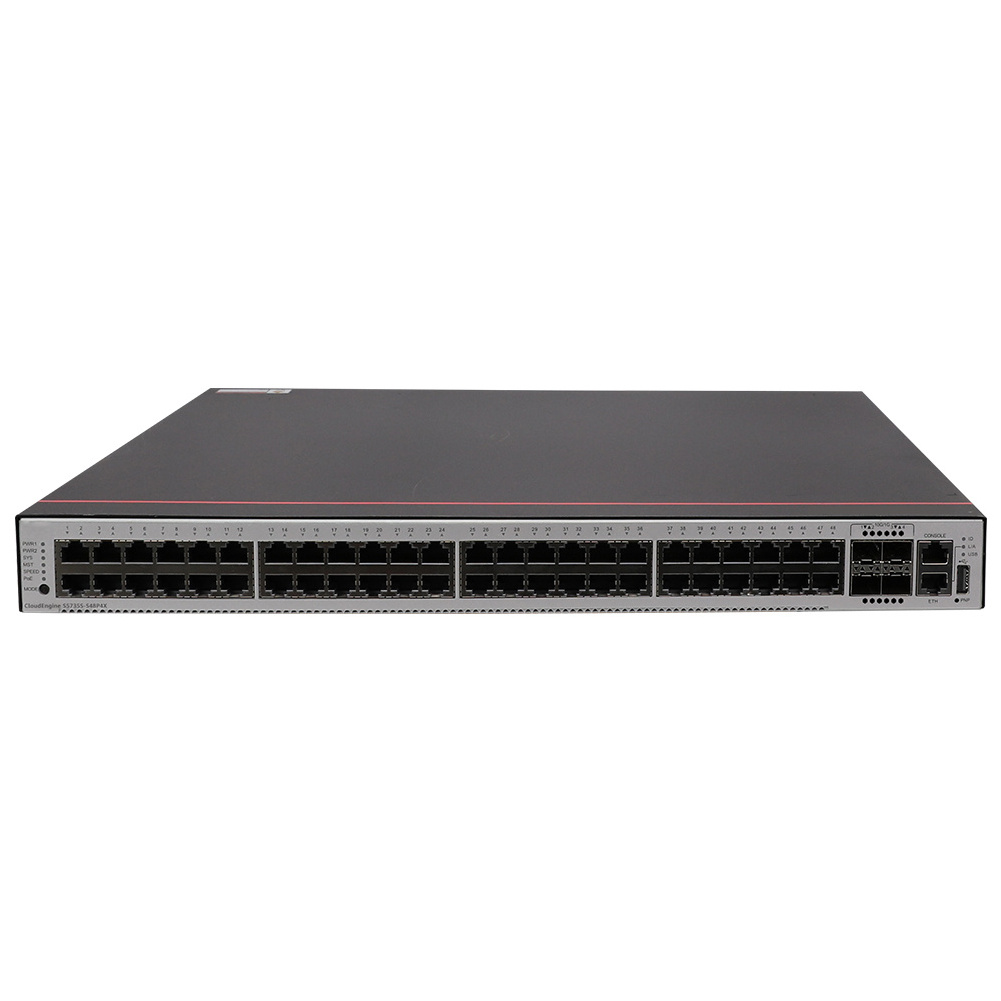 FTTH Network Switch 8 Ports 10GE SFP+ S5735S-S48P4X-A Switch Enterprise Gigabit Good Seller