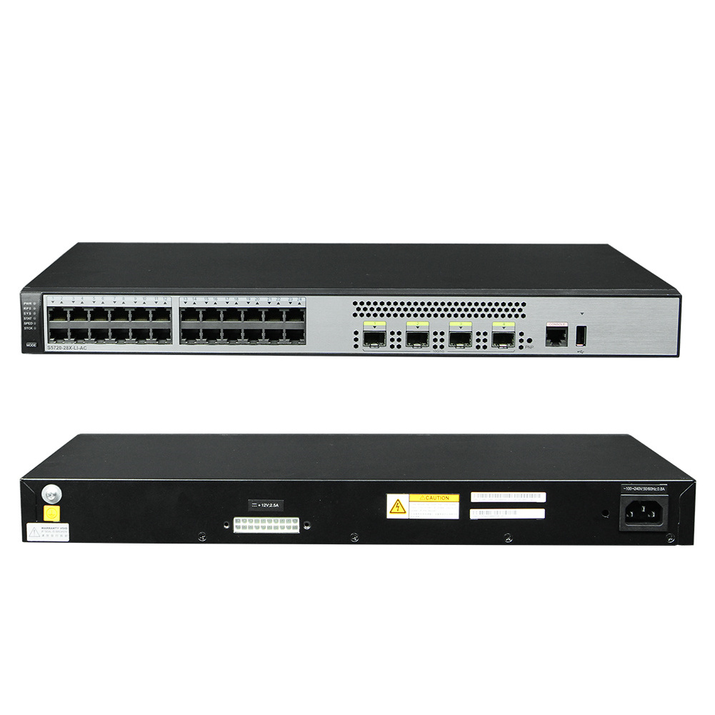 S5720-28X-LI-AC Switch Equipment Ethernet Gigabit Electric 4-port + 10 Gigabit Network Switch S5720-28X-LI-AC