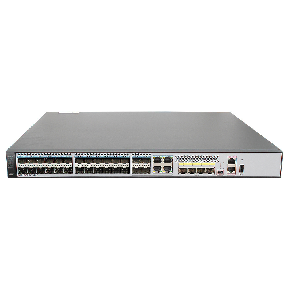 High quality FTTH 36 port 10G Network Switch S5720-36C-EI-28S-AC with 4 10G SFP+ network equipment