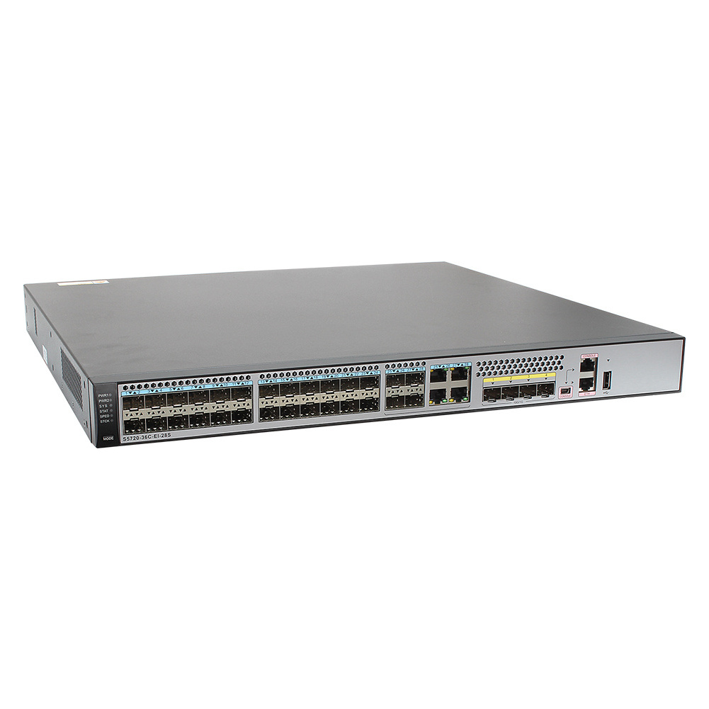 High quality FTTH 36 port 10G Network Switch S5720-36C-EI-28S-AC with 4 10G SFP+ network equipment