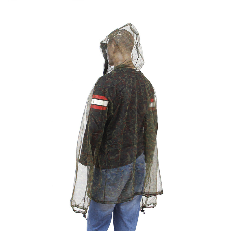 Polyester mosquito net jacket insect net body suits