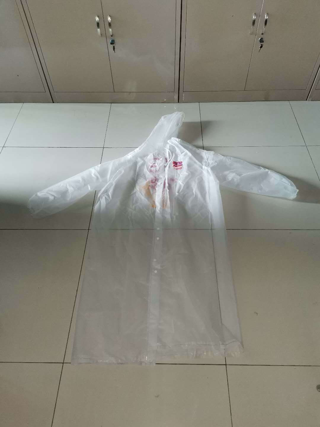 BSCI Factory's XXL EVA Rain Coat Long Plastic Jacket for Hiking Soft Rainwear at Factory Price Gift Item