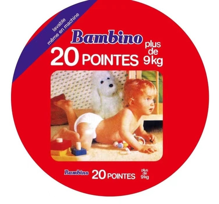 factory make PE Bambino/LASAM baby die pant baby diaper 20POINTES couches bebe