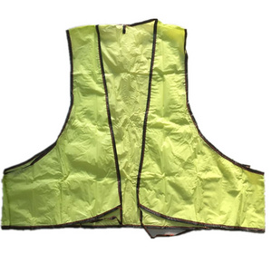 Fluorescent blaze green hunter safety vest manufacture