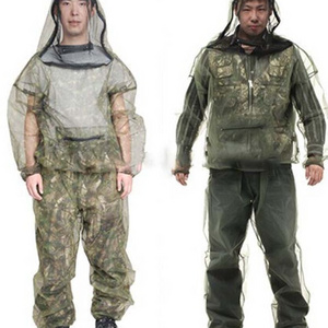 mosquito net jacket with head, Polyester insect net body suits