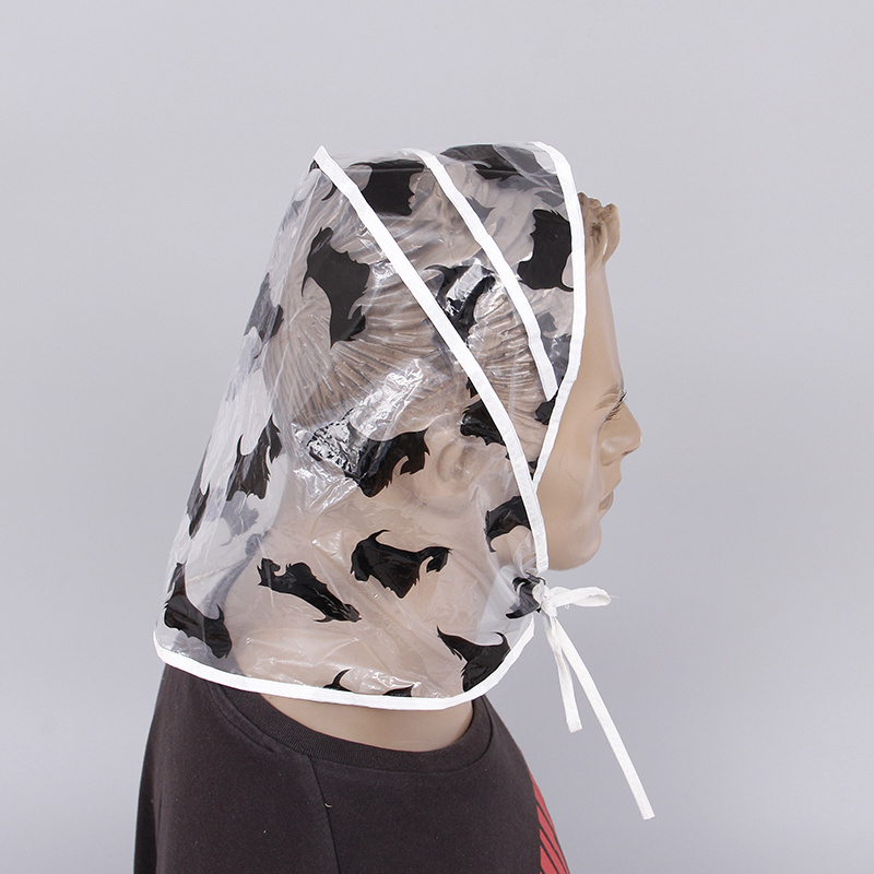 2021 Fashion Plastic PE Rain Cap/rain Hood /rain Hat/bonnet