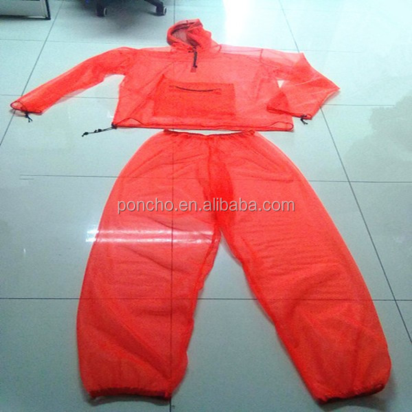 Polyester netting jacket/high quality mosquito jacket and suit