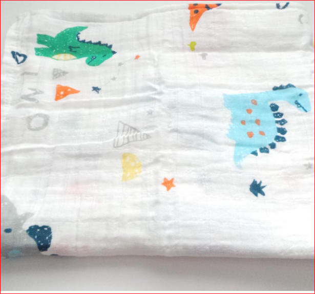 New born baby cotton muslin swaddle wrap bamboo muslin swaddle blanket GOTS certified custom swaddle wrap for unisex baby