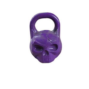 Custom Home Gym Exercise Power Coated Cast Iron Mini 1 Kg Skulls Head Kettlebell