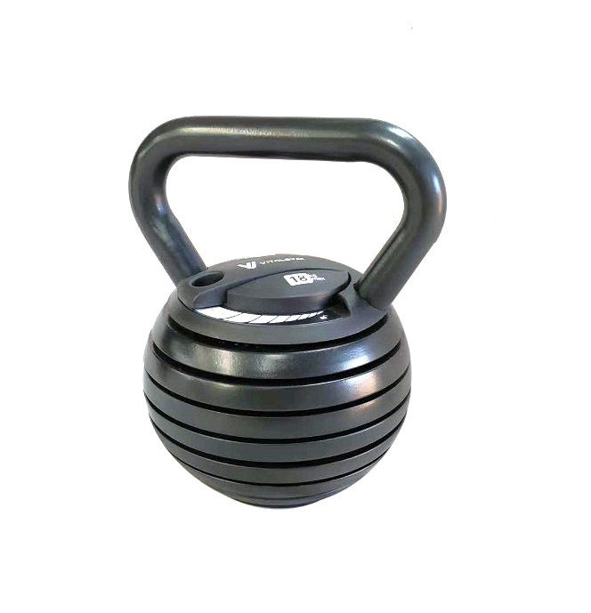 Custom LOGO  Gym Strength Training Fitness 20lb 40lb 9kg 18kg  Adjustable Kettlebell