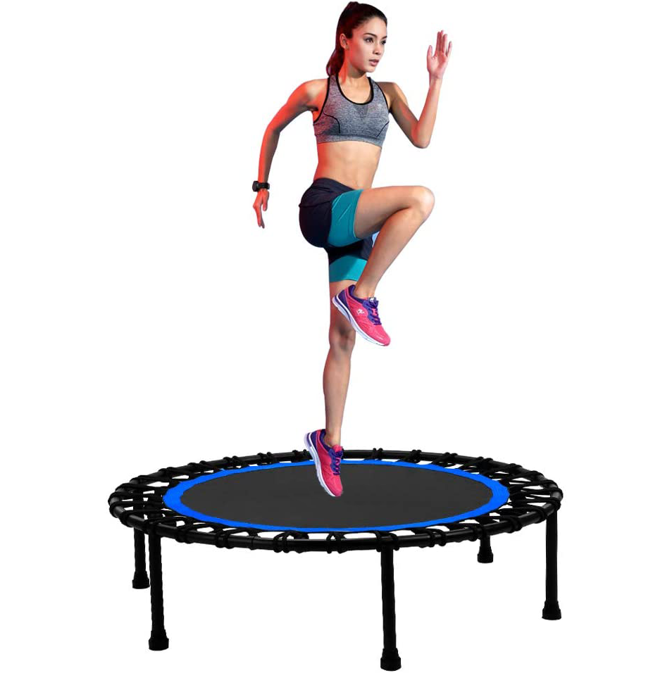 indoor used fitness child mini trampolines with enclosures tent roof for kids