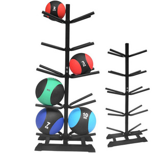 Gym Multifunction Fitness Equipment Storage Yoga Balls Holder Medicine Ball Rack