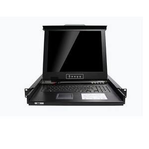 17.3 inch 8 / 16 HD ports KVM switch 1U Rack Mount Control and Switch The Sever Usb KVM Switch