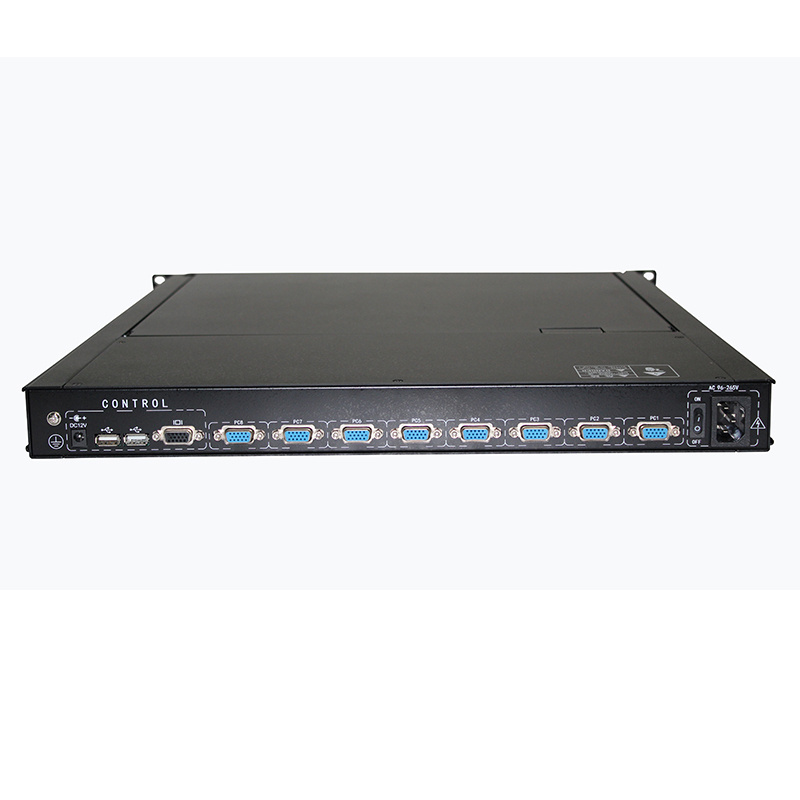 Single / 4ports / 8ports / 16ports VGA KVM console 17 inch 1U rack mount LCD KVM switch