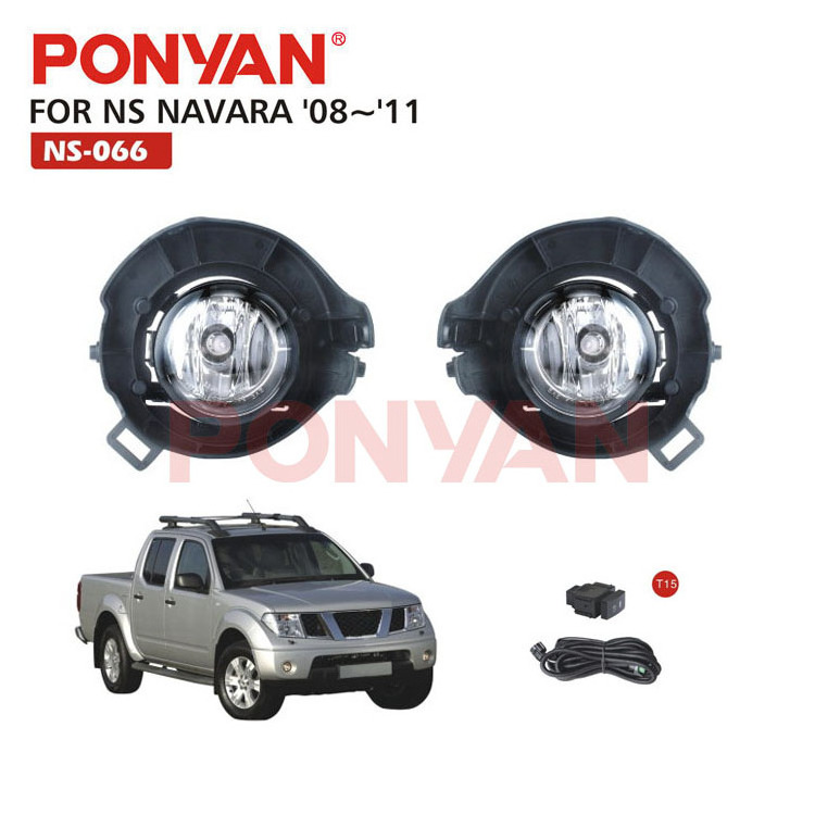 Fog Light Driving Lamps Kit For Nissan Frontier Navara D40 LE SE SV XE 2005-2008