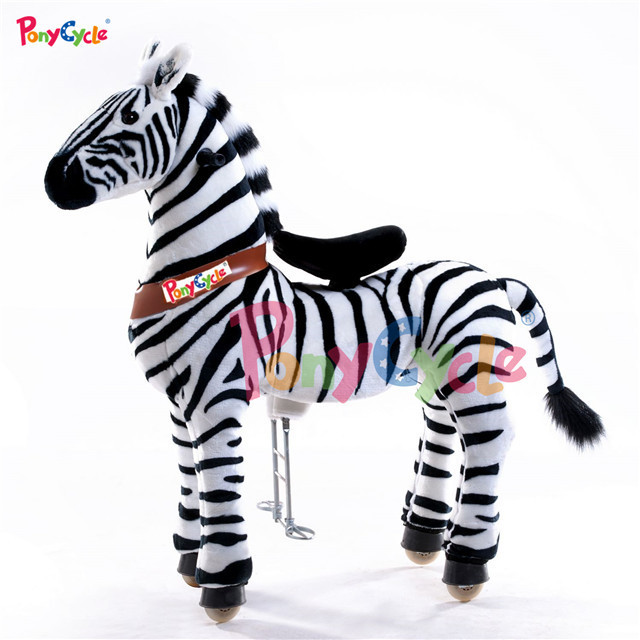 large pony cycle kids horse riding toys plush toy horse