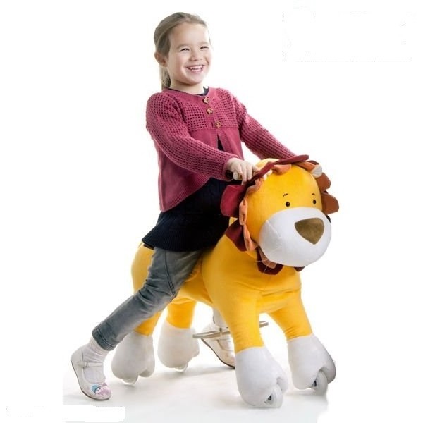 Amusement park facility  good ride on pony ponycycle jumping riding horse