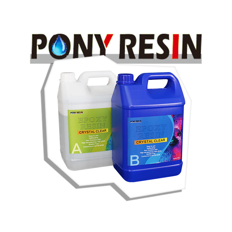 Non-Toxic Food-Grade Safe Epoxy Resin Transparent Liquid Crystal Resin Epoxy for Making Coasters