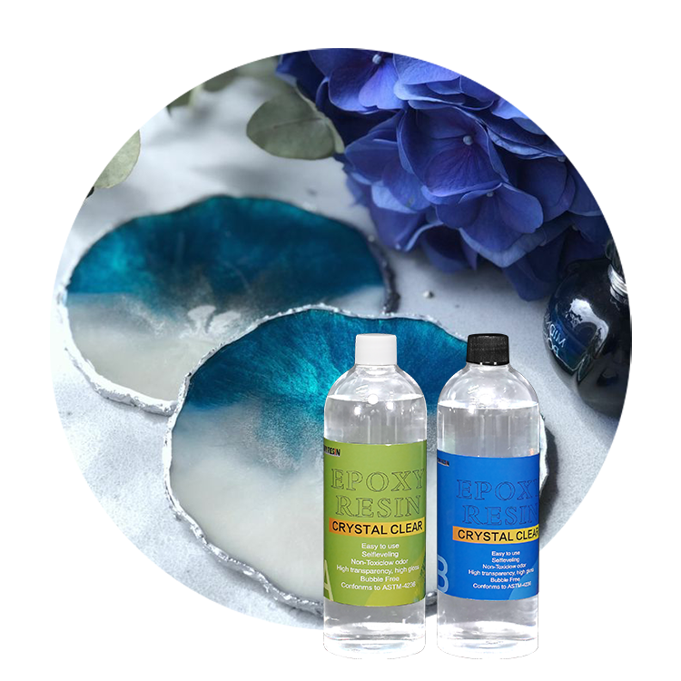 Mirror Effect High Quality Environmentally Friendly Epoxy Resin Food Grade Safe Easy to Mix Epoxy AB Resin