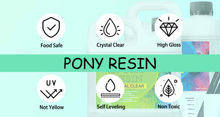 1:1 Ratio Mixing Novice Suitable Non-toxic Clear Liquid Epoxy AB Resin Glue for DIY Resin Crafts