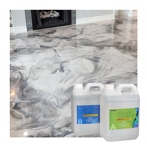 Metallic Epoxy Waterproof Flooring & Coating Crystal Epoxy Resin for Floor