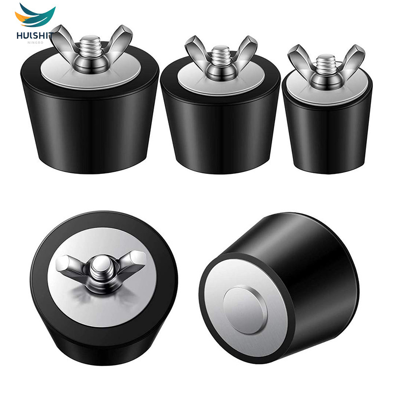 New design pool rubber stopper Black Stainless steel rubber stopper prevent water leakage in and out of the pool