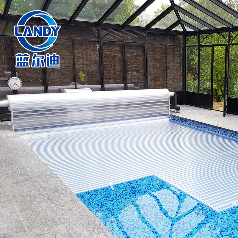 Stainless Steel Automatic Deck Swimming Pool Cover Hard Top Pool Covers